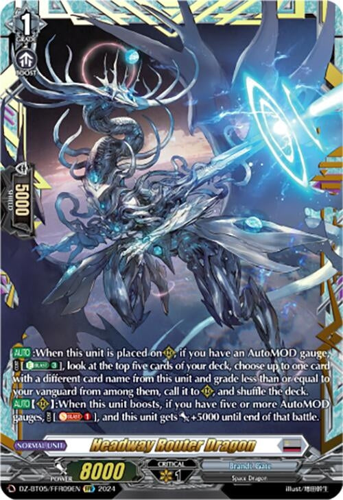 Image for Headway Router Dragon (FFR) (DZ-BT05: Omniscient Awakening) (DZ-BT05/FFR09EN) - Cardfight Vanguard