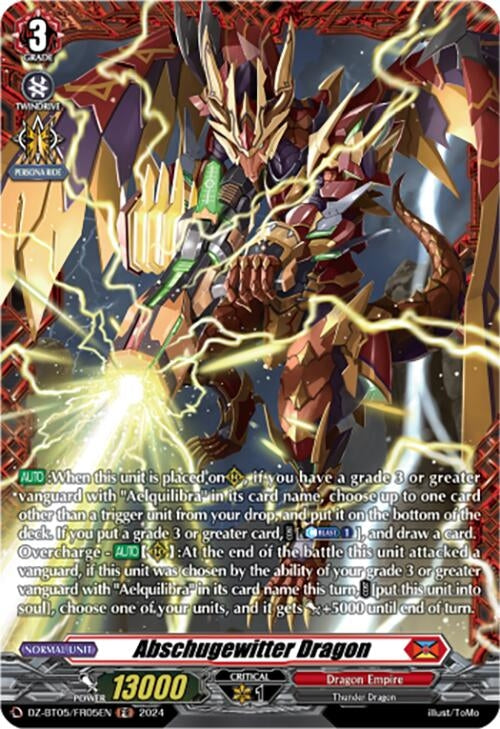 Image for Abschugewitter Dragon (FR) (DZ-BT05: Omniscient Awakening) (DZ-BT05/FR05EN) - Cardfight Vanguard