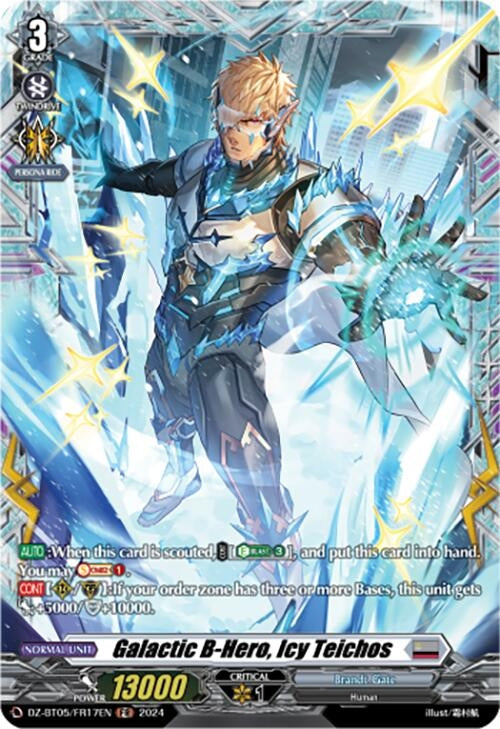 Image for Galactic B-Hero, Icy Teichos (FR) (DZ-BT05: Omniscient Awakening) (DZ-BT05/FR17EN) - Cardfight Vanguard