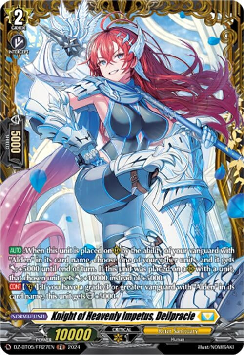 Image for Knight of Heavenly Impetus, Deilpracie (FR) (DZ-BT05: Omniscient Awakening) (DZ-BT05/FR27EN) - Cardfight Vanguard