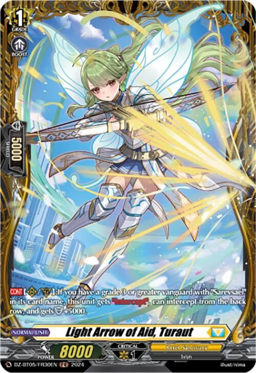 Image for Light Arrow of Aid, Turaut (FR) (DZ-BT05: Omniscient Awakening) (DZ-BT05/FR30EN) - Cardfight Vanguard