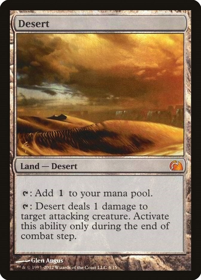Image for Desert (From the Vault: Realms) (4) - Magic: The Gathering