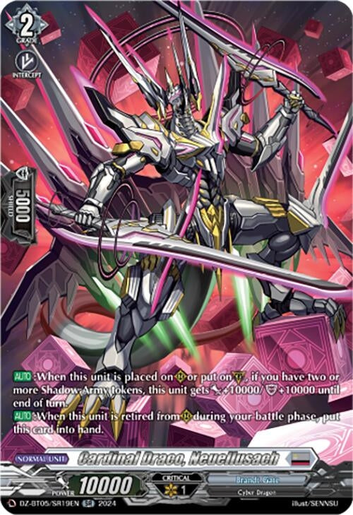Image for Cardinal Draco, Neuellusach (SR) (DZ-BT05: Omniscient Awakening) (DZ-BT05/SR19EN) - Cardfight Vanguard