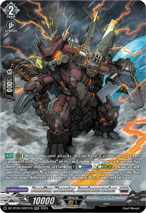 Image for Bonding Monster, Jumboscrusher (SR) (DZ-BT05: Omniscient Awakening) (DZ-BT05/SR21EN) - Cardfight Vanguard