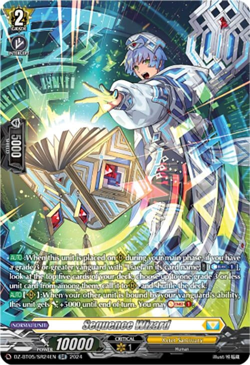 Image for Sequence Wizard (SR) (DZ-BT05: Omniscient Awakening) (DZ-BT05/SR24EN) - Cardfight Vanguard
