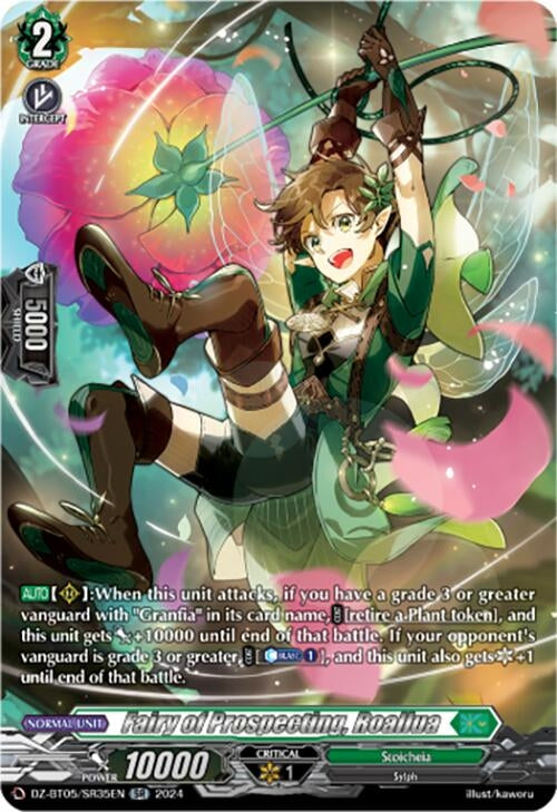 Image for Fairy of Prospecting, Roallua (SR) (DZ-BT05: Omniscient Awakening) (DZ-BT05/SR35EN) - Cardfight Vanguard
