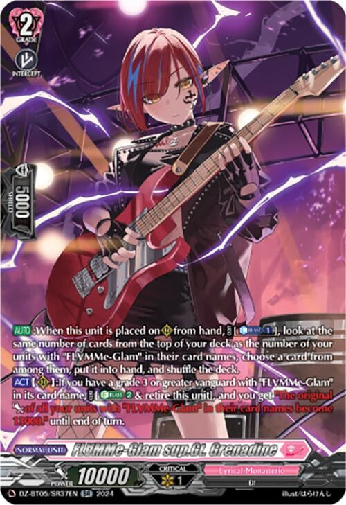 Image for FLMMe-Glam sup.Gt. Grenadine (SR) (DZ-BT05: Omniscient Awakening) (DZ-BT05/SR37EN) - Cardfight Vanguard