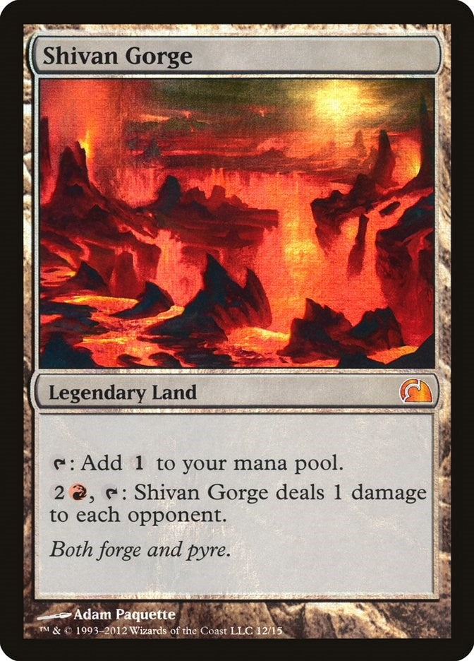 Image for Shivan Gorge (From the Vault: Realms) (12) - Magic: The Gathering
