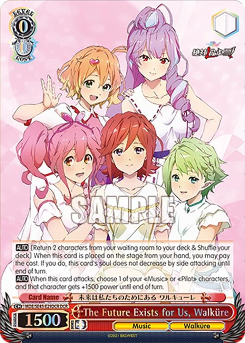 Image for The Future Exists for Us, Walkure (DCR) (MACROSS Delta Premium Booster) (MDE/SE45E29DCR DCR) - Weiss Schwarz