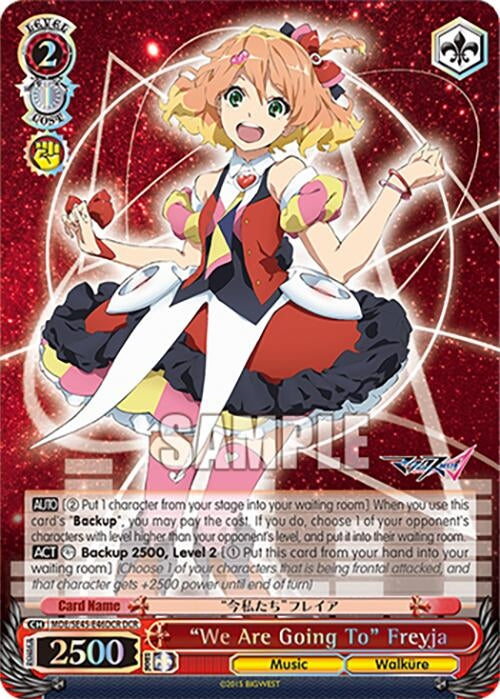 Image for "We Are Going To" Freyja (DCR) (MACROSS Delta Premium Booster) (MDE/SE45E46DCR DCR) - Weiss Schwarz