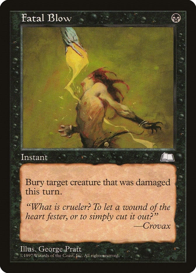 Image for Fatal Blow (Weatherlight) - Magic: The Gathering