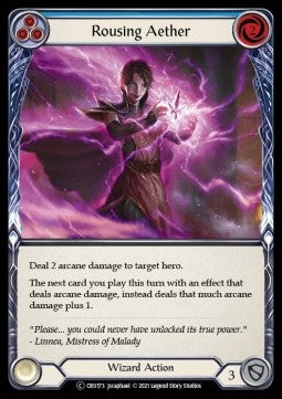 Rousing Aether (Blue) (Normal) - Crucible of War - Unlimited (Common) [CRU-U-CRU173]