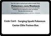 Image for Code Card - Surging Sparks Pokemon Center Elite Trainer Box - Pokemon