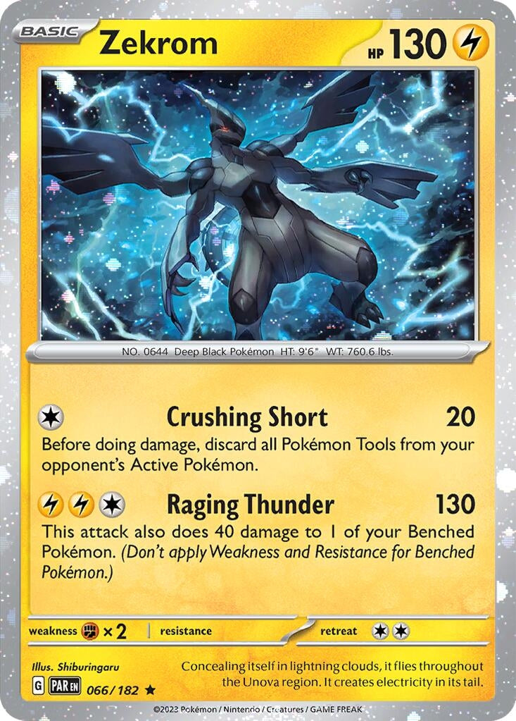 Image for Zekrom - 066/182 (Cosmos Holo) (Miscellaneous Cards & Products) (066/182) - Pokemon