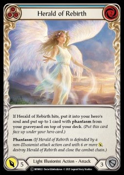 Herald of Rebirth (Blue) (Normal) - Monarch - Unlimited (Common) [MON-U-MON022]