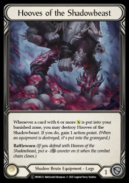 Hooves of the Shadowbeast (Normal) - Monarch - Unlimited (Common) [MON-U-MON122]