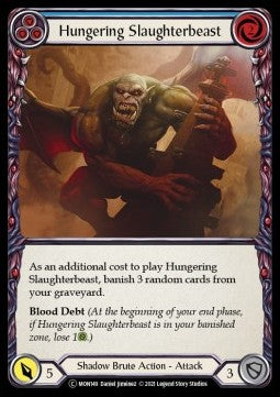 Hungering Slaughterbeast (Blue) (Normal) - Monarch - Unlimited (Common) [MON-U-MON149]