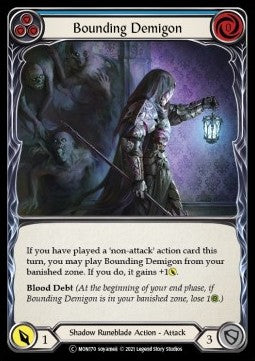 Bounding Demigon (Blue) (Normal) - Monarch - Unlimited (Common) [MON-U-MON170]