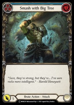 Smash with Big Tree (Blue) (Normal) - Monarch - Unlimited (Common) [MON-U-MON228]