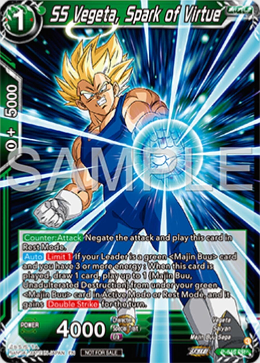 Image for SS Vegeta, Spark of Virtue (Tournament Promotion Cards) (P-645) - Dragon Ball Super: Masters