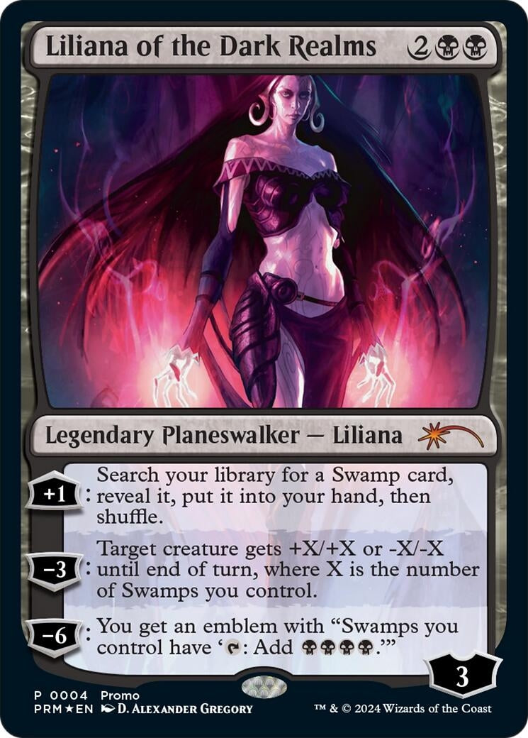 Image for Liliana of the Dark Realms (Media Promos) (4) - Magic: The Gathering