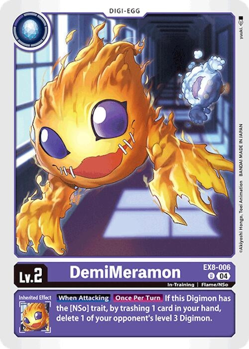 Image for DemiMeramon (EX8-006 U)