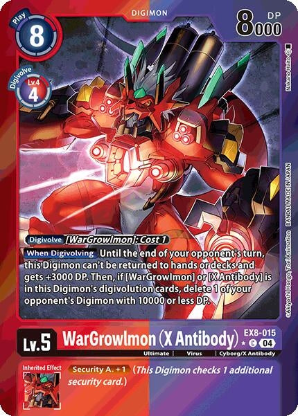 Image for WarGrowlmon (X Antibody) (Limited Foil) (EX8-015 C)