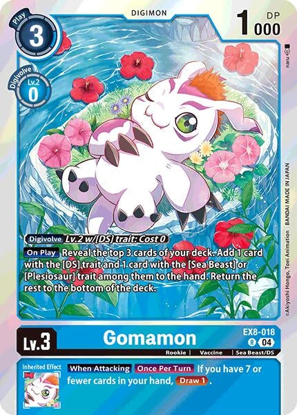 Image for Gomamon (EX8-018 R)