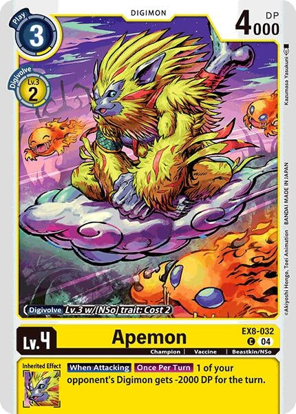 Image for Apemon (EX8-032 C)