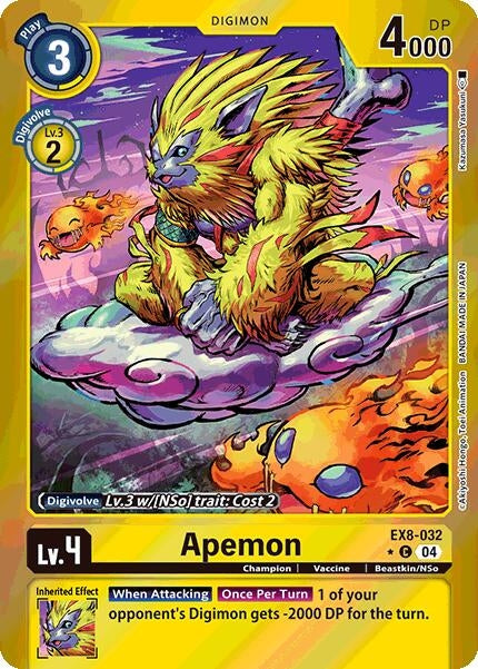 Image for Apemon (Limited Foil) (EX8-032 C)