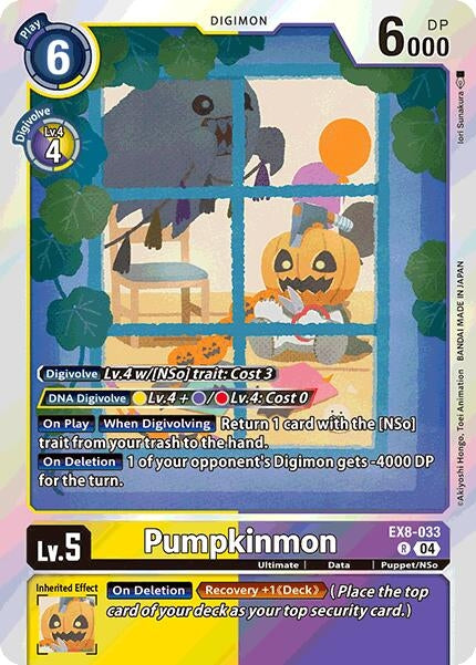 Image for Pumpkinmon (EX8-033 R)