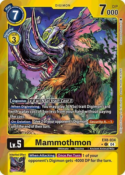 Image for Mammothmon (Limited Foil) (EX8-034 C)