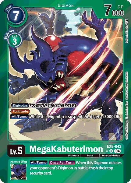 Image for MegaKabuterimon (Limited Foil) (EX8-042 U)