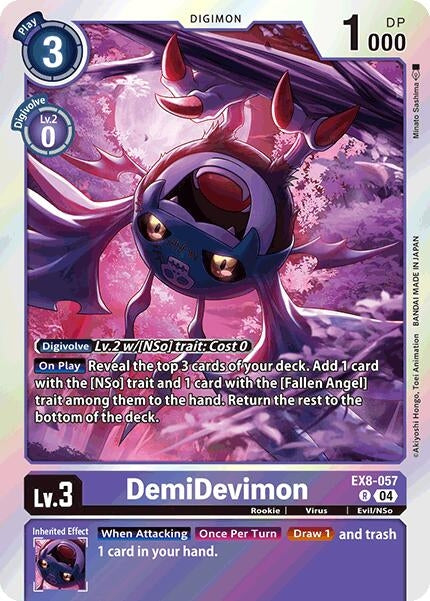 Image for DemiDevimon (EX8-057 R)