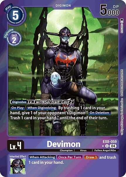 Image for Devimon (Limited Foil) (EX8-059 U)