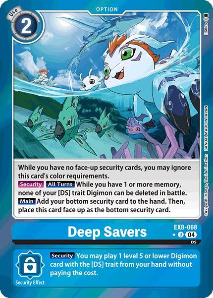 Image for Deep Savers (Limited Foil) (EX8-068 U)