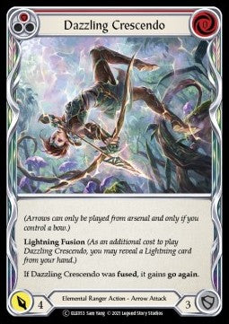 Dazzling Crescendo (Red) (Normal) - Tales of Aria - Unlimited (Common) [ELE-U-ELE053]