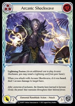 Arcanic Shockwave (Blue) (Normal) - Tales of Aria - Unlimited (Common) [ELE-U-ELE075]