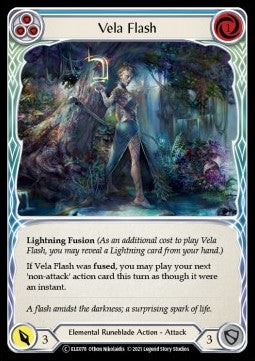 Vela Flash (Blue) (Normal) - Tales of Aria - Unlimited (Common) [ELE-U-ELE078]