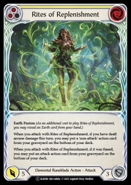 Rites of Replenishment (Yellow) (Normal) - Tales of Aria - Unlimited (Common) [ELE-U-ELE080]