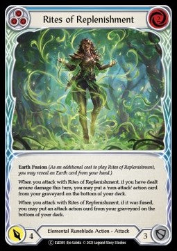 Rites of Replenishment (Blue) (Normal) - Tales of Aria - Unlimited (Common) [ELE-U-ELE081]