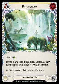 Rejuvenate (Yellow) (Normal) - Tales of Aria - Unlimited (Common) [ELE-U-ELE107]
