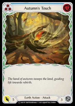 Autumn's Touch (Blue) (Normal) - Tales of Aria - Unlimited (Common) [ELE-U-ELE130]