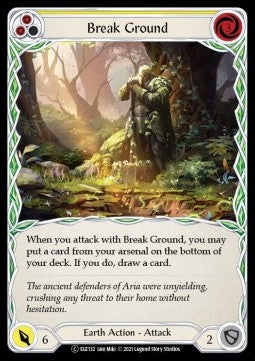 Break Ground (Yellow) (Normal) - Tales of Aria - Unlimited (Common) [ELE-U-ELE132]