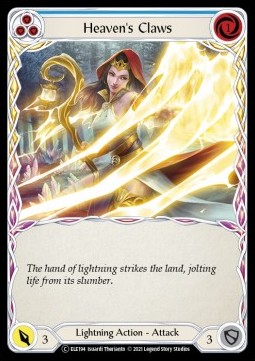 Heaven's Claws (Blue) (Normal) - Tales of Aria - Unlimited (Common) [ELE-U-ELE194]