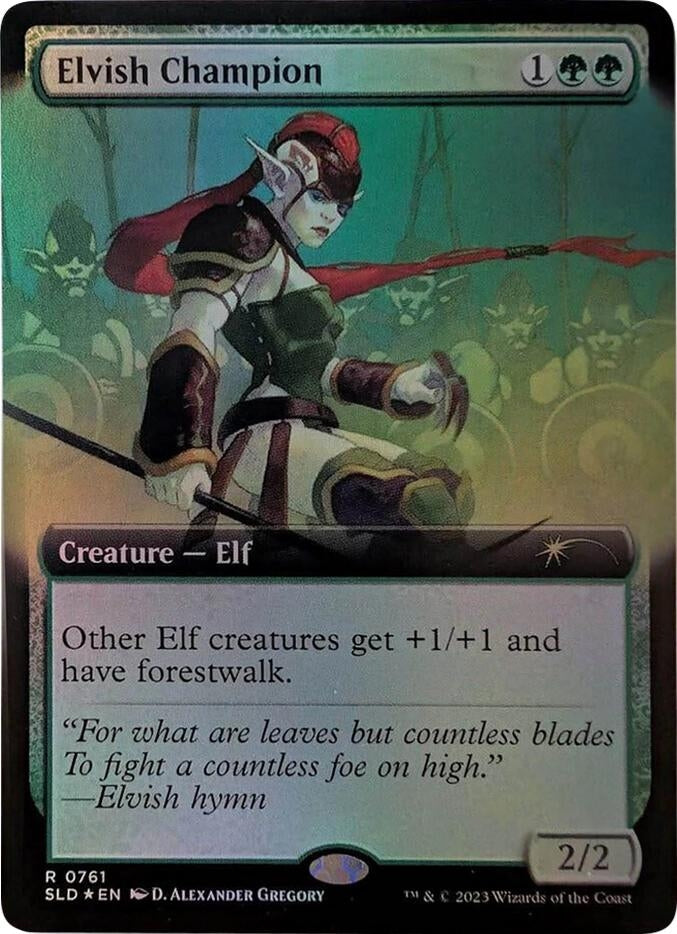 Image for Elvish Champion (Extended Art) (Secret Lair Drop Series) (761) - Magic: The Gathering