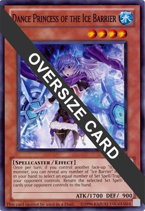 Image for Dance Princess of the Ice Barrier (Oversized) (Miscellaneous Promotional Cards) (STBL-EN033) - YuGiOh