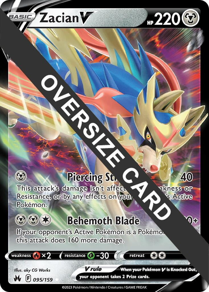 Image for Zacian V (Jumbo Cards) (095/159) - Pokemon