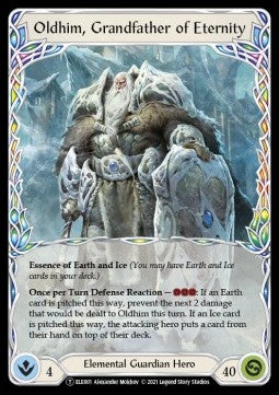 Oldhim, Grandfather of Eternity // Shiver (Normal) - Tales of Aria - Unlimited (Token) [ELE-U-001/033]
