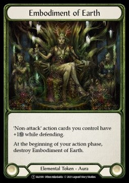 Embodiment of Earth // Embodiment of Lightning (Normal) - Tales of Aria - Unlimited (Token) [ELE-U-109/110]